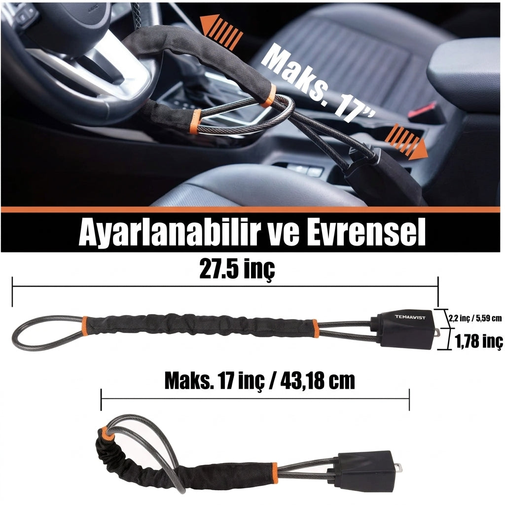 Beluris - Güvenli Direksiyon Kilidi
