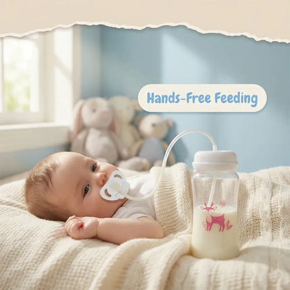 Beluris 3-in-1 Hands-Free Babyflasche Set